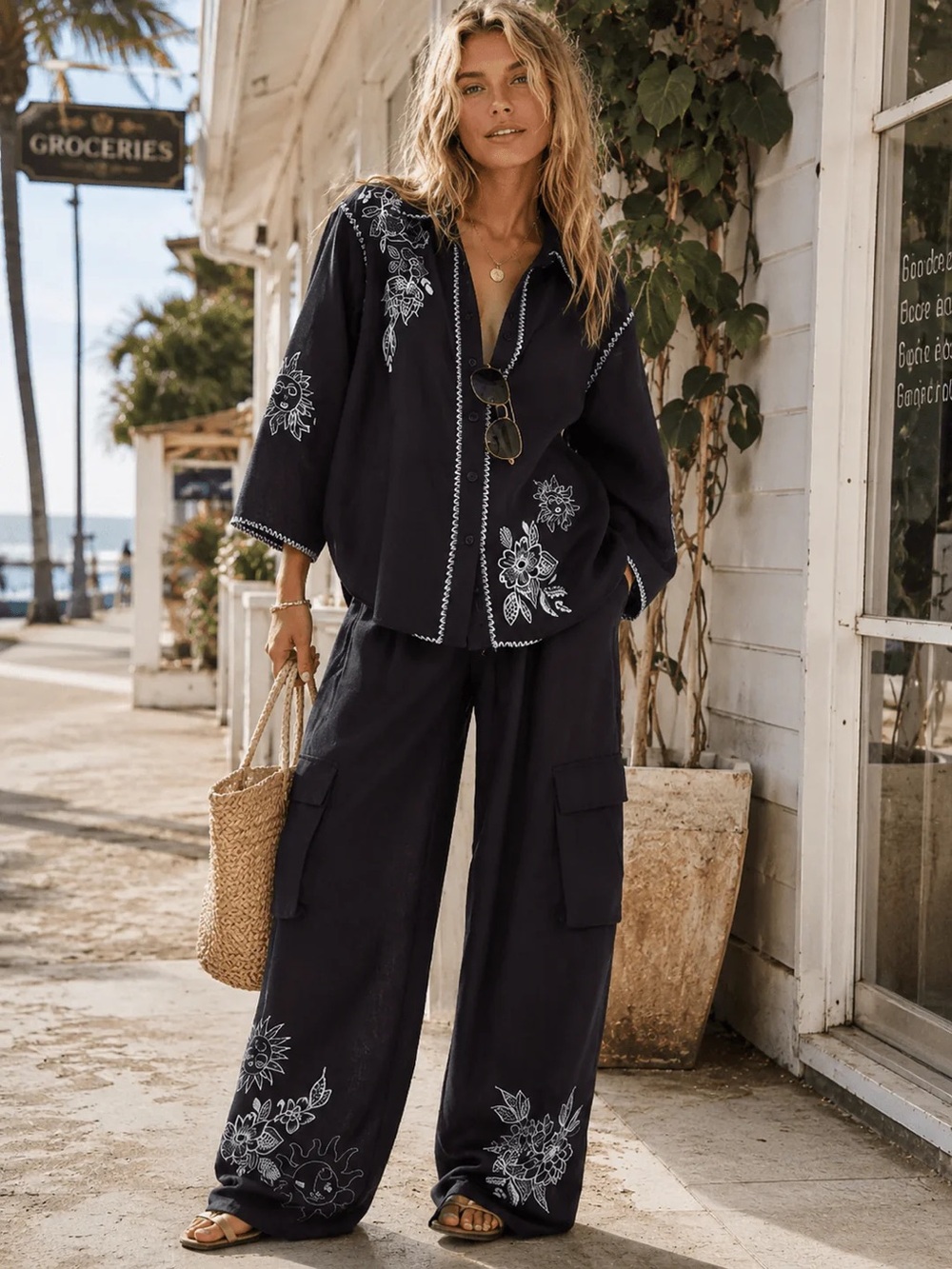 Solstice Bloom Set - black